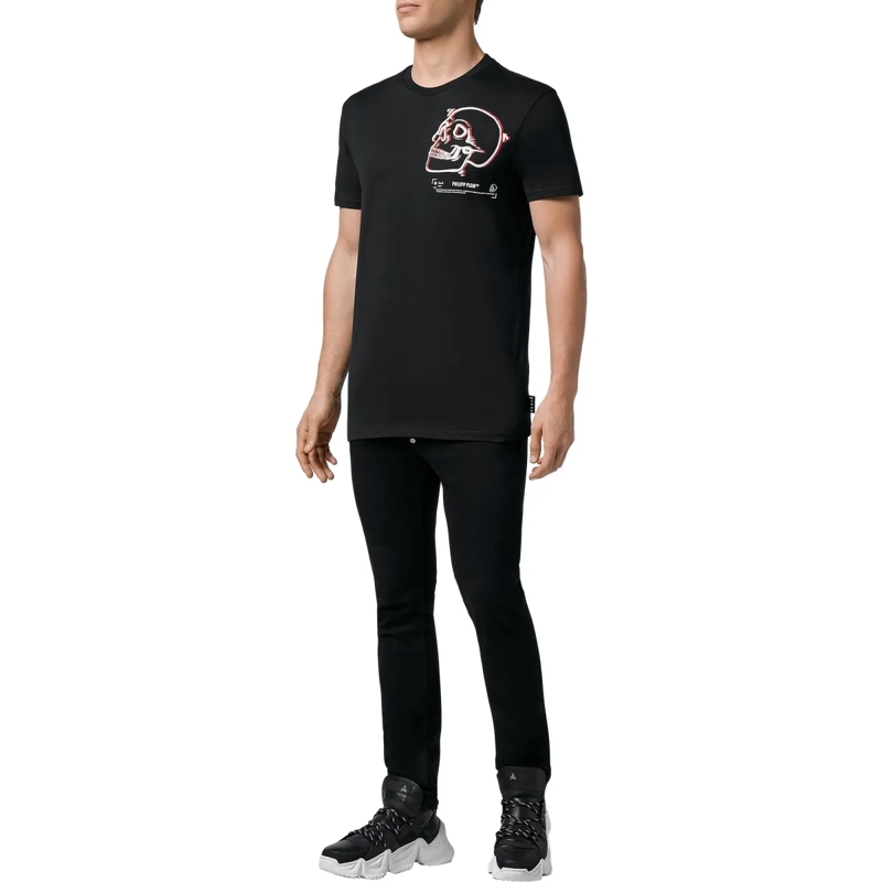 Philipp Plein T-Shirt T-Shirt Rundhalsausschnitt Ss Skull schwarz(Image 4)