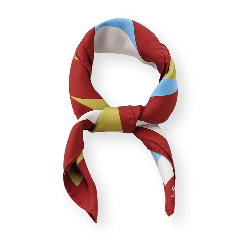 AIGNER Écharpe légère Tuch aus Seide Multicolor