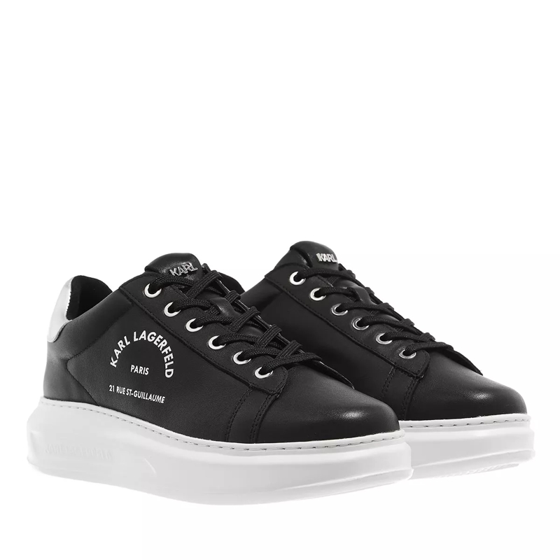 Karl Lagerfeld Low-Top-Sneaker Kapri Maison Karl Lace Black Lthr w/Silver
