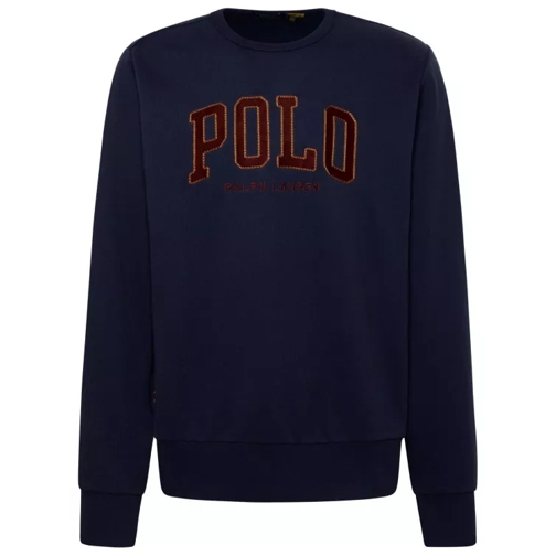Polo Ralph Lauren Navy Cotton Blend Sweatshirt Blue 