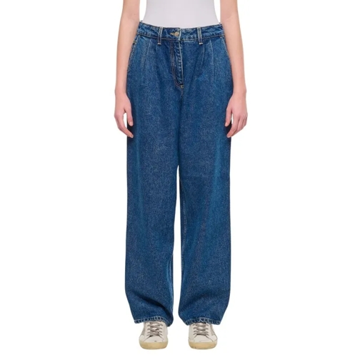 Saks Potts Shake Denim Pants Blue 