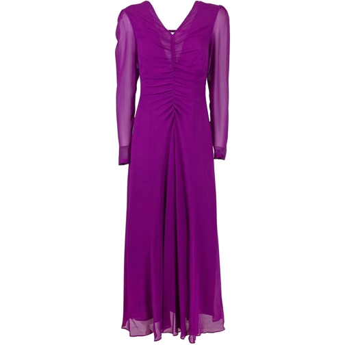 Max Mara Midi Jurken Max Mara Studio Dresses Purple lila