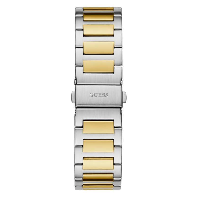 Guess Quarzuhr Quarz-Analoguhr Vinyl silber(Image 3)