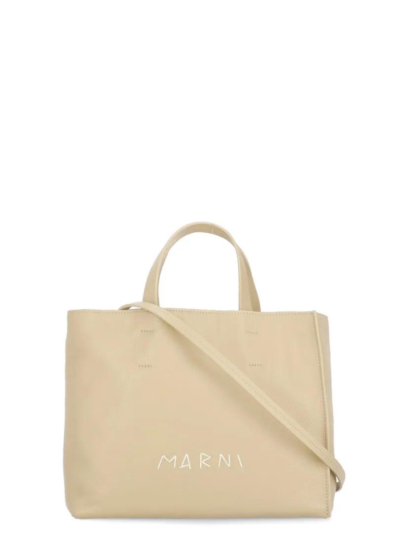 Marni Crossbody Bags - Museo Soft Bag - Gr. unisize - in Beige - für Damen