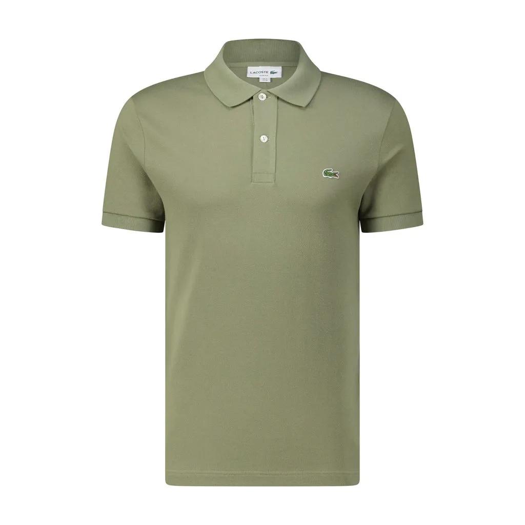 Lacoste - Slim-Fit Polo-Shirt aus Baumwolle - Größe XL - grün