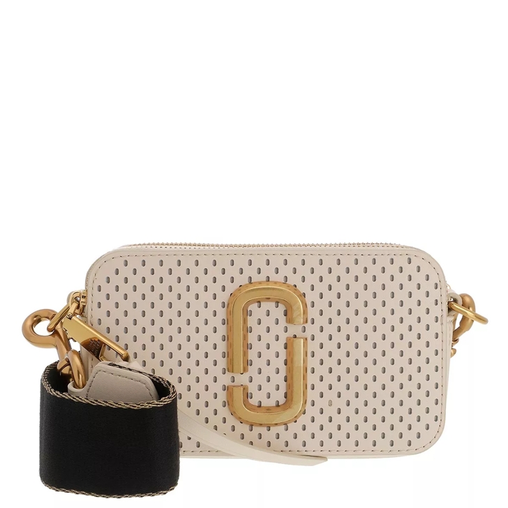 Marc Jacobs The Perforated Snapshot Crossbody Leather Tapioca ...
