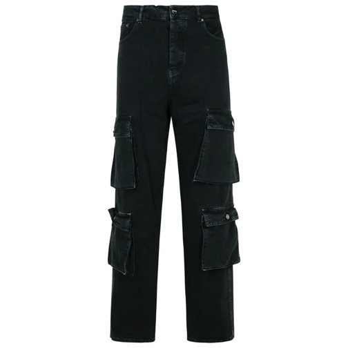 Barrow Cotton Baggy Pants Black Jeans