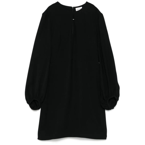 P.A.R.O.S.H. Mini-Kleider Long Balloon Sleeve Dress Black