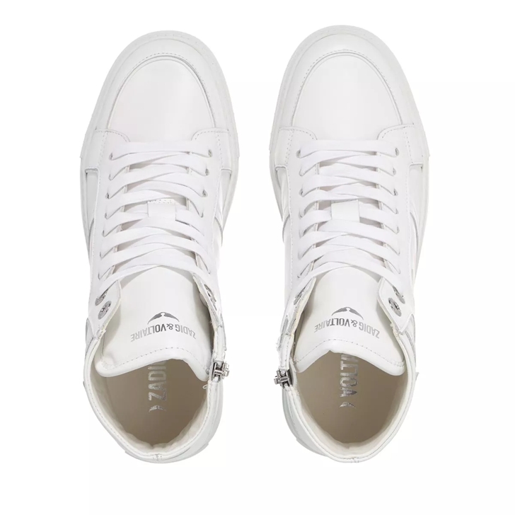 My Favorite White High Tops - Zadig & Voltaire Flash Sneakers