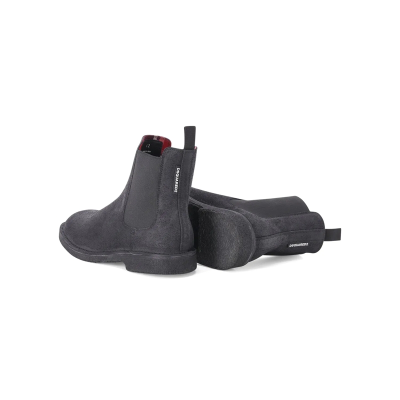 Dsquared2 Schnürschuhe Boots aus Leder schwarz(Image 3)