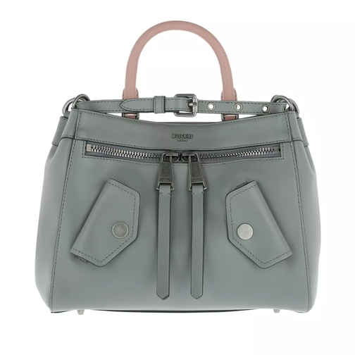 Moschino Shoulder Bag Zipper Fantasia Coniglio Shopping Bag