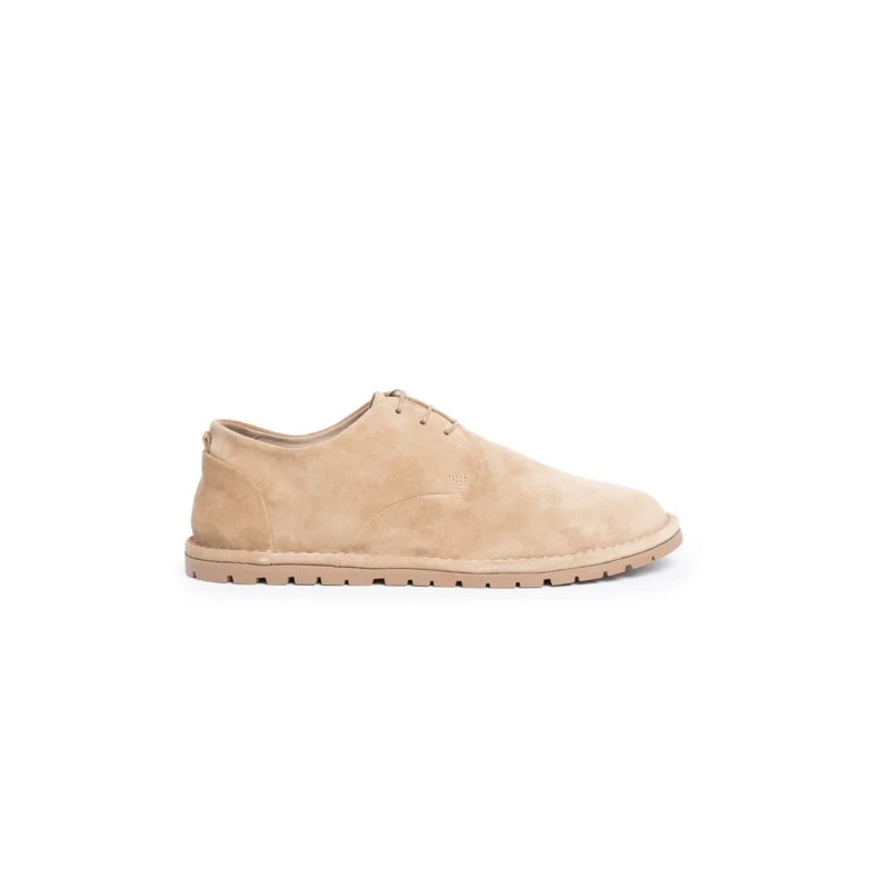 Marsèll Chaussures à lacets Lace-Up Beige Calfskin Flat Shoes Neutrals