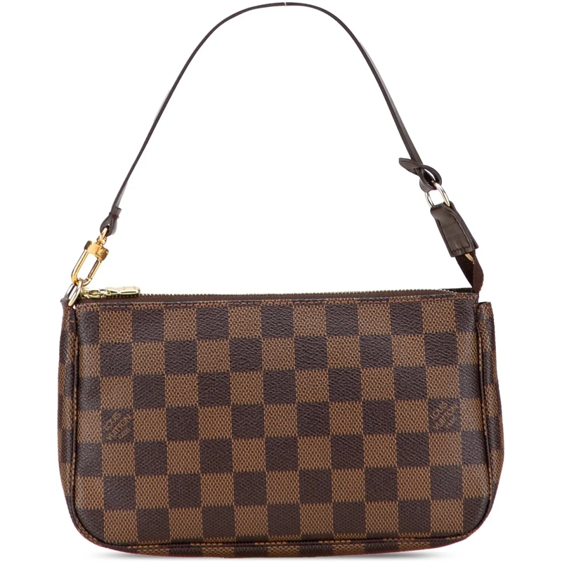 Louis Vuitton Schultertasche Damier Ebene Pochette Accessoires braun