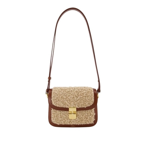 A.P.C. Schultertasche Grace Small Crossbody - Synthetic - Hazelnut Brown