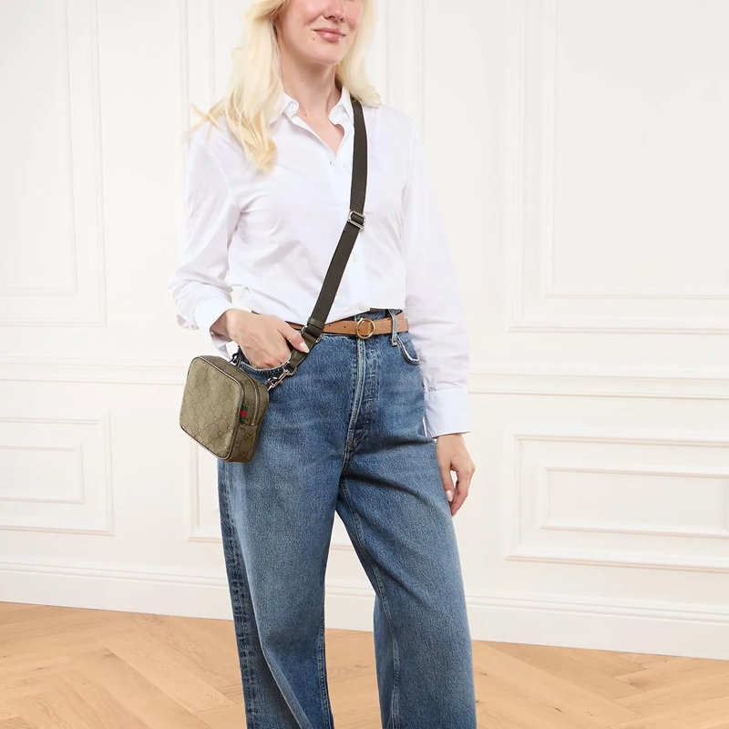 Gucci Crossbody Bag GG Mini Bag  Green(Image 2)