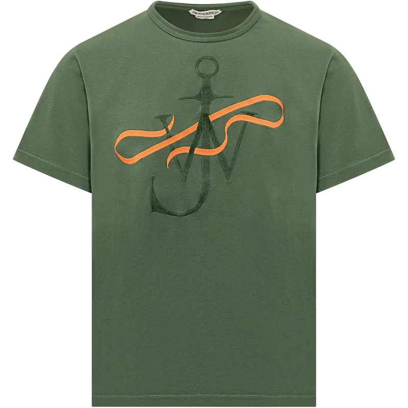 J.W.Anderson T-shirt T-Shirt Ribbon Anchor grün