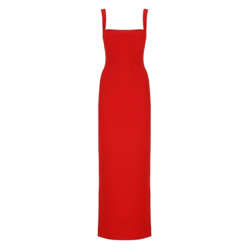 Solace London Red Long Dress Red 