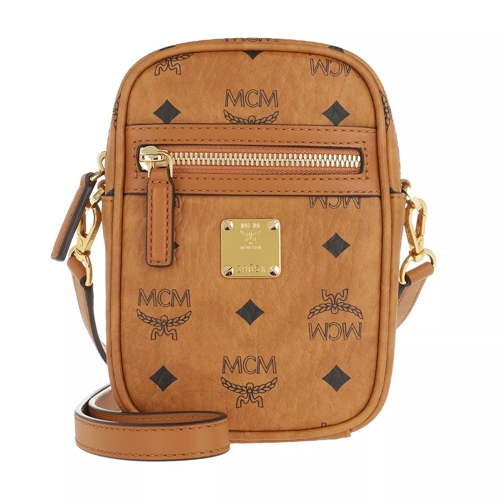 MCM Classic Visetos Crossbody Bag X-Mini Cognac Mini borsa