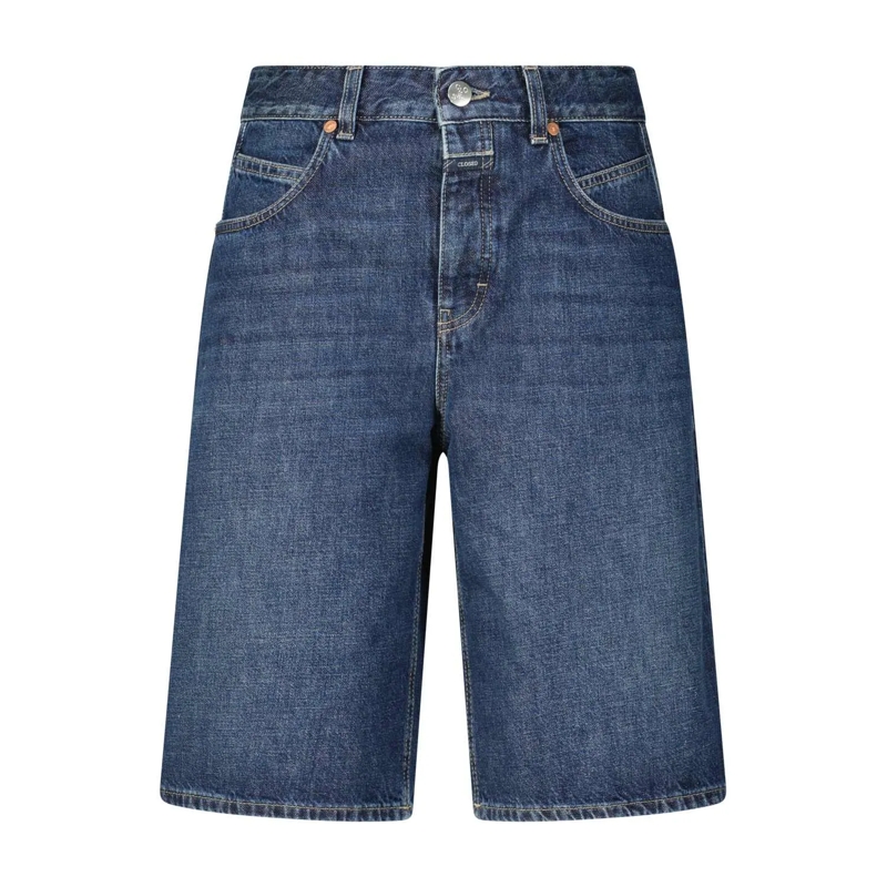 Closed Bermuda-Shorts Relaxed-Fit Shorts Jenica Dunkelblau