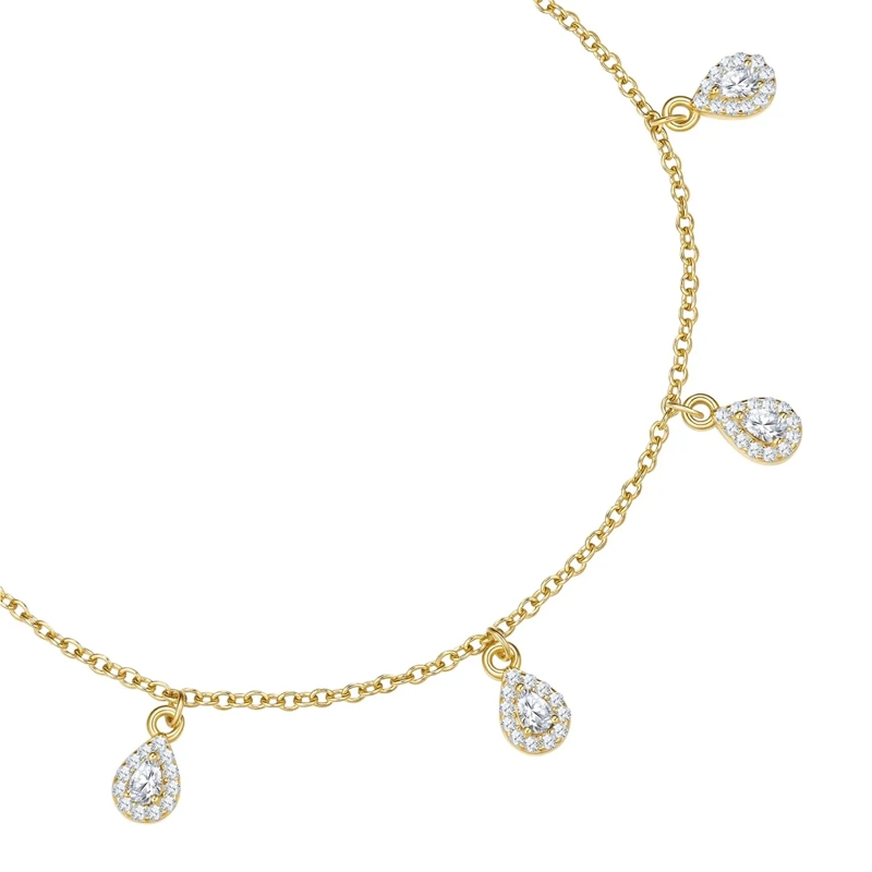 Glanzstücke München Armband Armband Sterling Silber gelbgold Zirkonia weiß gold(Image 3)