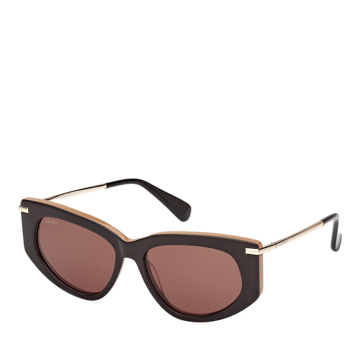 Max Mara Sonnenbrille - BETH - Gr. unisize - in Dunkelbraun - für Damen