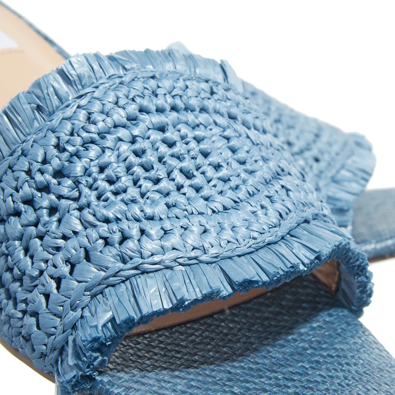 Steve Madden Mules Cienega Denim Raffia(Image 5)