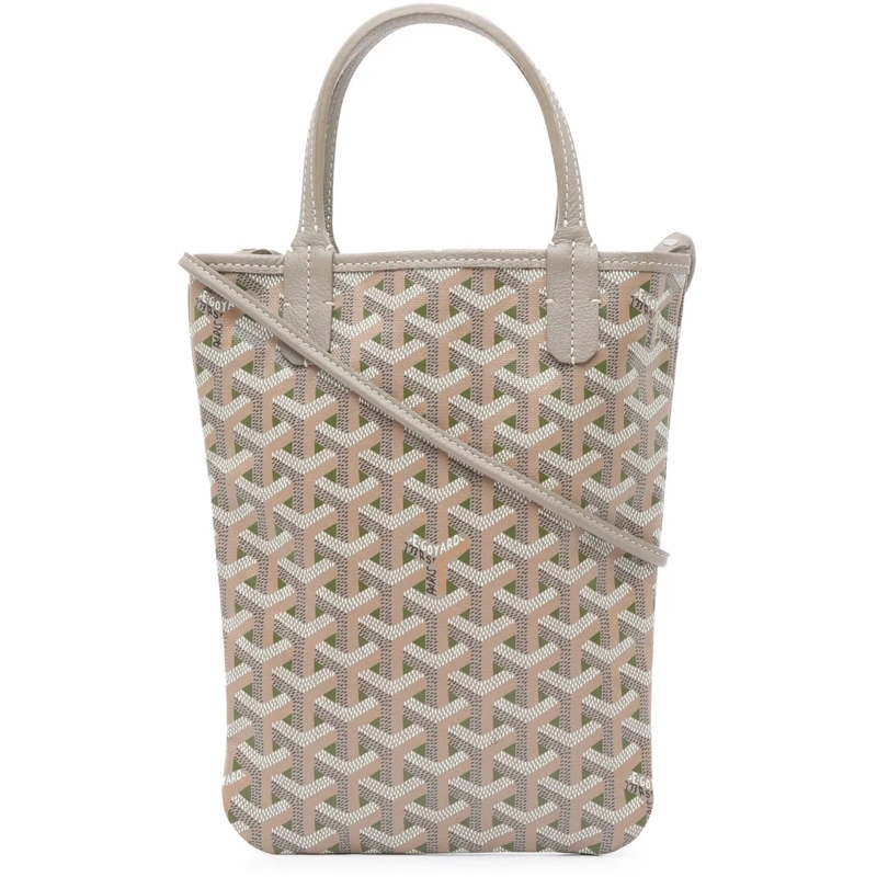 GOYARD Schultertasche Goyardine Poitiers Claire Voie grau