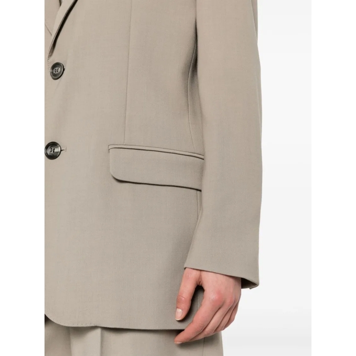 ボトムスその他 Ami Taupe Brown Single-Breasted Blazer AMI Paris Taupe Brown Single-Breasted Blazer Brown | Blazer