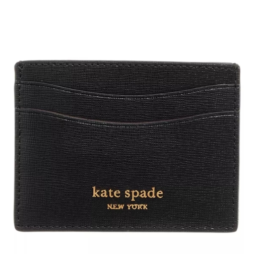 Kate Spade New York Morgan Saffiano Leather Card Holder Black Porta carte di credito