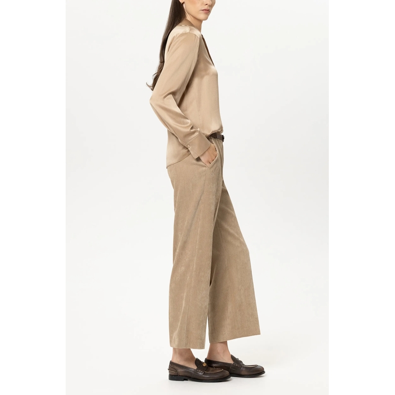 Luisa Cerano Stoffen broek Cord-Wideleg-Pants soft caramel(Image 3)