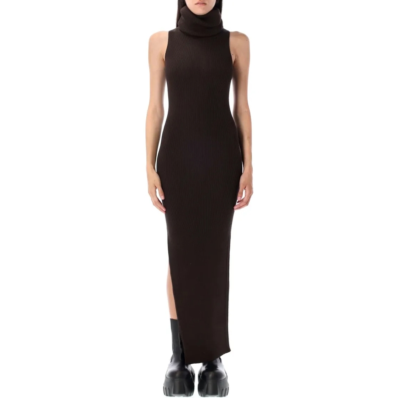 Rick Owens  Tube Dress Brown