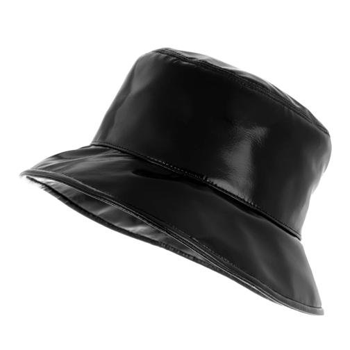 Miu Miu Ciré Bucket Hat Black Bucket Hat
