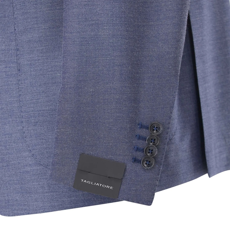 Tagliatore Combinaison de costume Zweiteiliger Anzug aus Wollmix blau(Image 5)