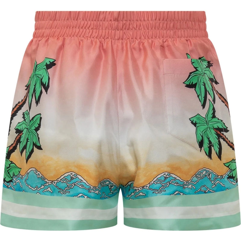 Casablanca Shorts Pantaloni corti in Seta mehrfarbig(Image 2)