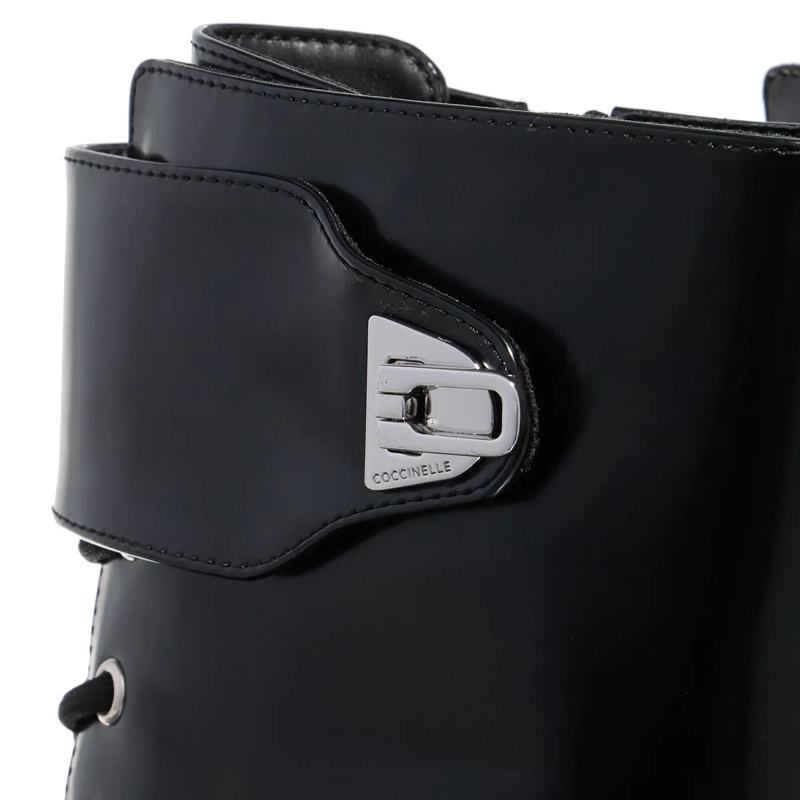 Coccinelle Laarzen met vetersluiting Coccinelle Beat Comb.Shin Noir(Image 8)