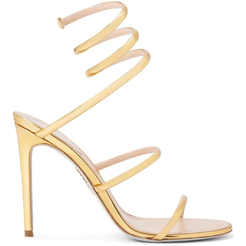 René Caovilla Sandalen Sandals Golden gold