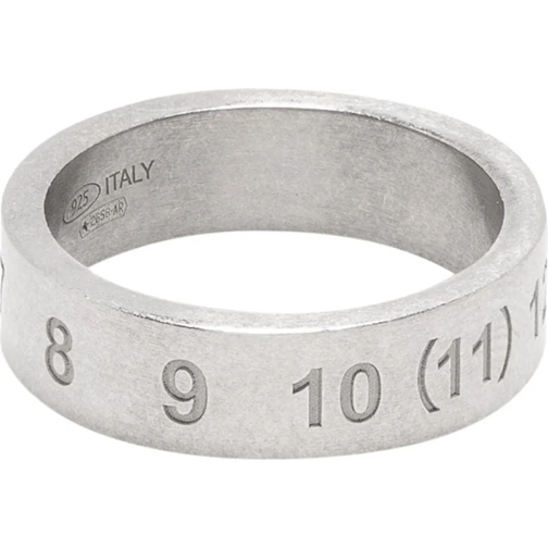 Maison Margiela  Numbers Ring Semi-polished Silver silber