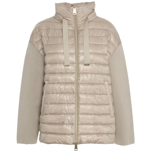 Herno Veste de transition Jacket with down insert beige