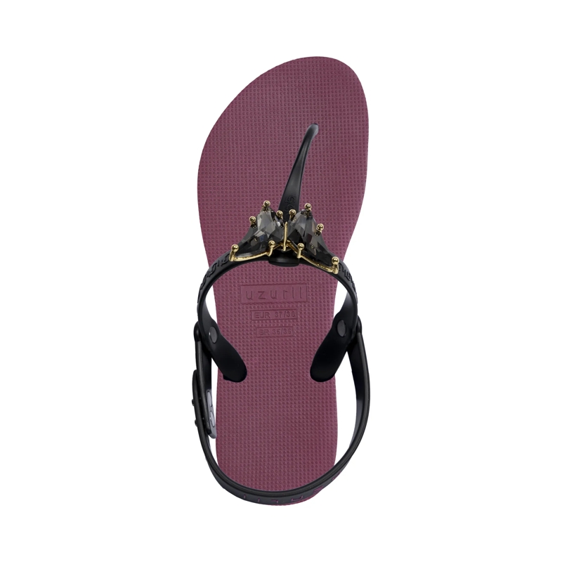 UZURII Flip Flops Zehentrenner Python Bronze bordeaux(Image 2)