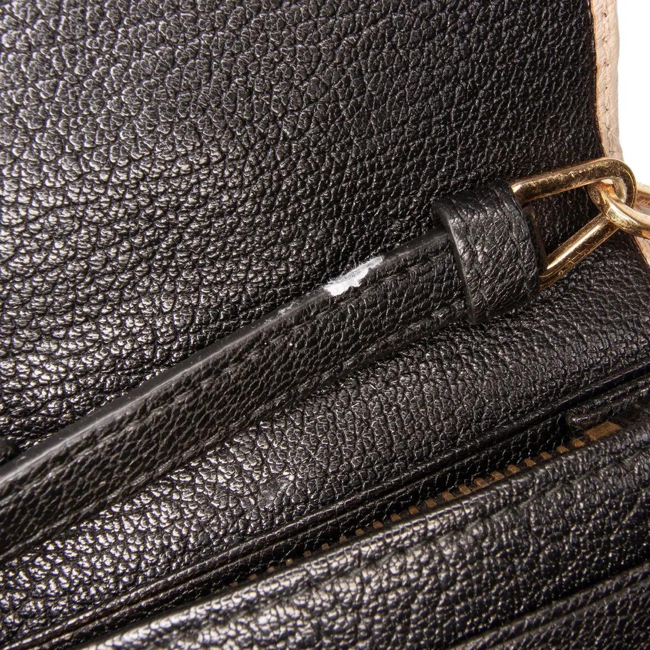 Thumbnail - Miu Miu Hobo Bags - Bicolor Leather Wallet On Chain - Gr. unisize - in Braun - für Damen