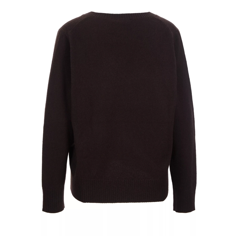 S.Marlon Kaschmirpullover V-Pullover überschnitten 726 espresso (Image 2)