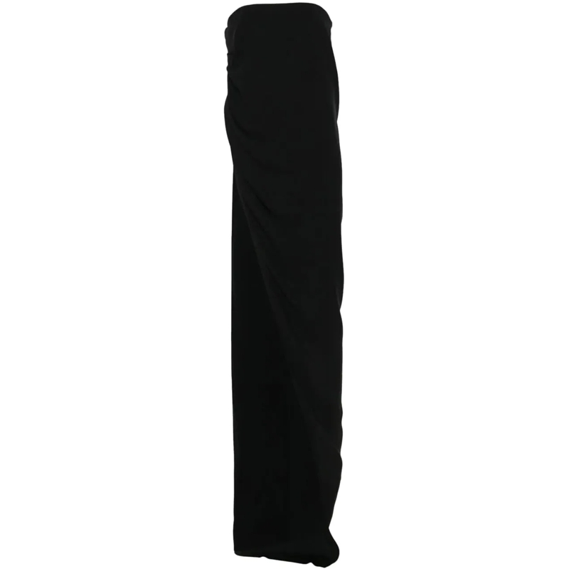 Rick Owens T-shirt Top Lido Long Top Black schwarz