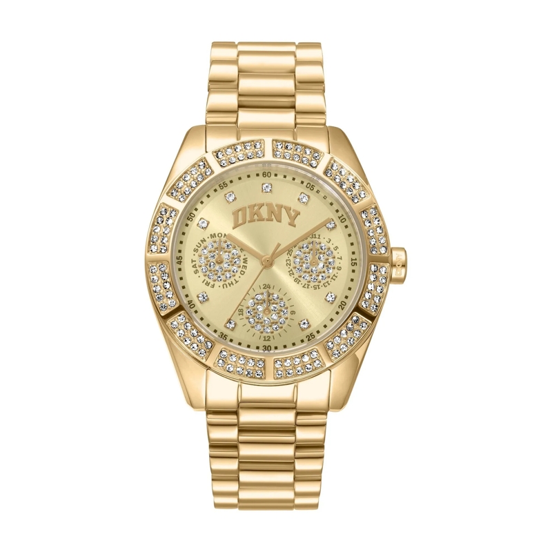 DKNY Quarzuhr Quarzuhr Multi Function Watch gold