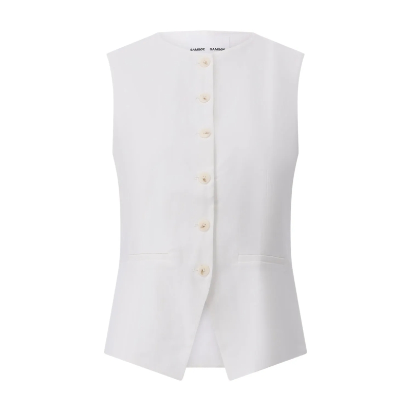 Samsøe Samsøe Weste Weste Saruma Weiß