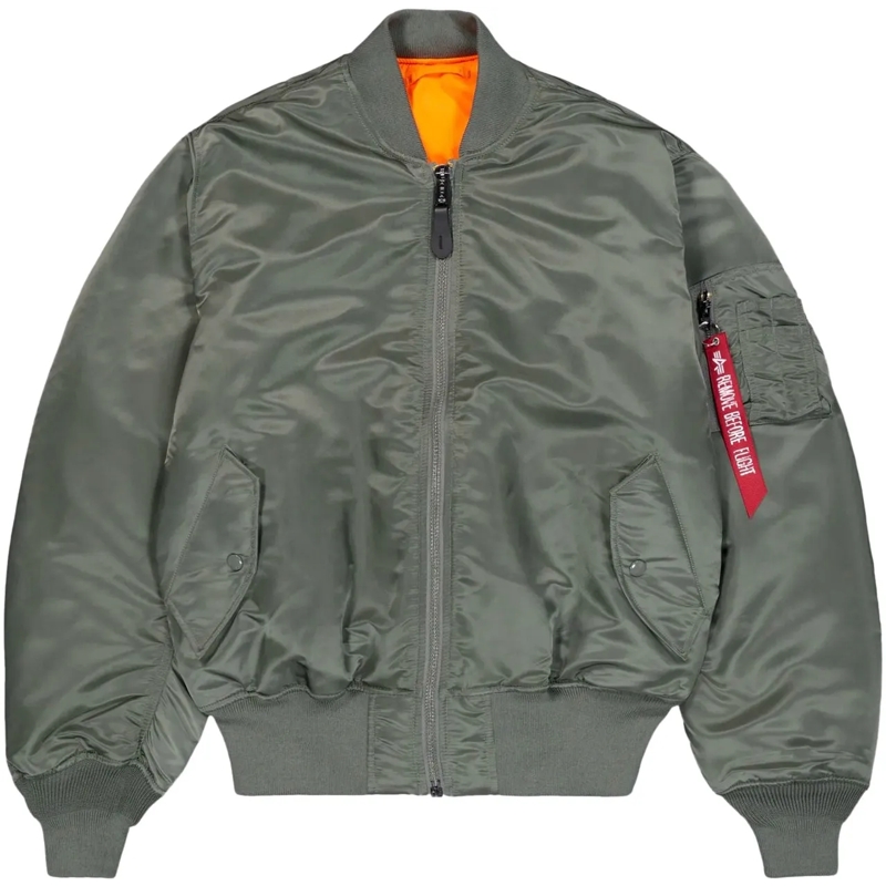 Alpha Industries Doudoune Giacca MA-1 Heritage Vintage Green mehrfarbig