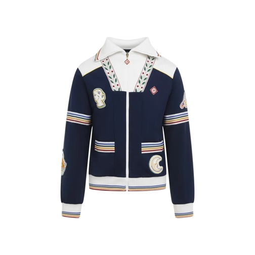 Casablanca Übergangsjacke Varsity Track Jacket Blue