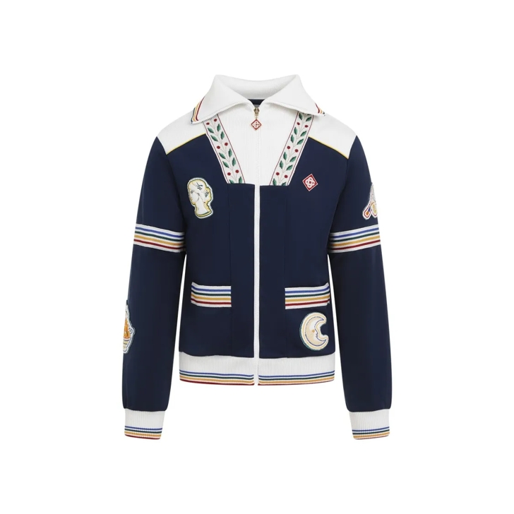 Casablanca Varsity Track Jacket Blue Ubergangsjacke