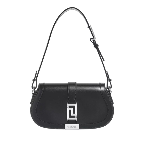 Versace Mini Bag Calf Leather Black Schultertasche
