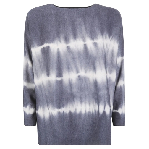 ARCHIVIO B Pull Roundneck Shibori Sweater Blue