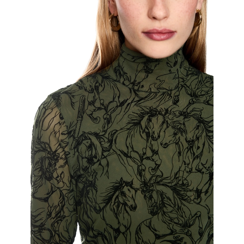 Marc Cain Longsleeve T-Shirt forest night new(Image 4)
